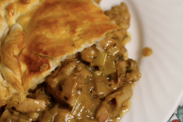 italian chicken leek mushroom pie recipe